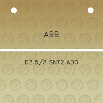 abb-d258snt2ado