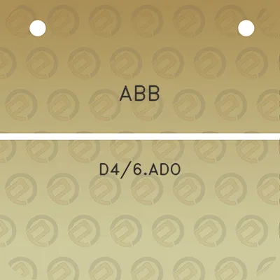 abb-d46ado