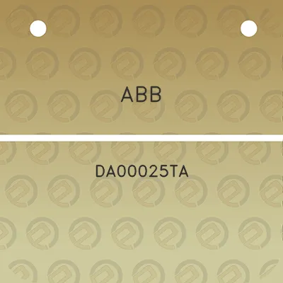 abb-da00025ta