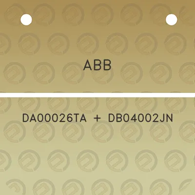 abb-da00026ta-db04002jn