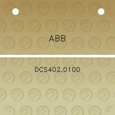 abb-dcs4020100