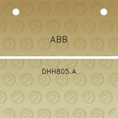 abb-dhh805a