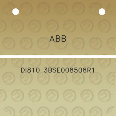 abb-di810-3bse008508r1