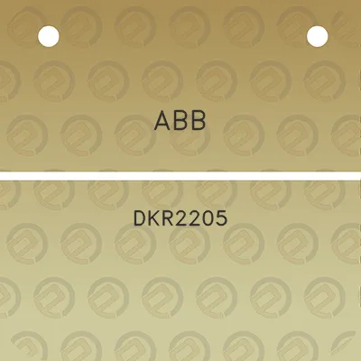 abb-dkr2205