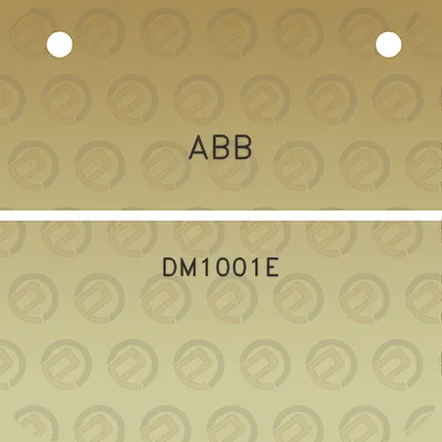 abb-dm1001e