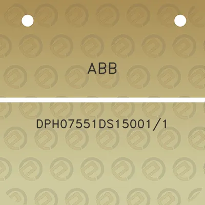 abb-dph07551ds150011