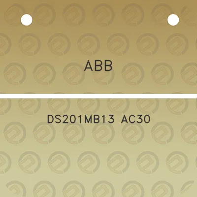 abb-ds201mb13-ac30