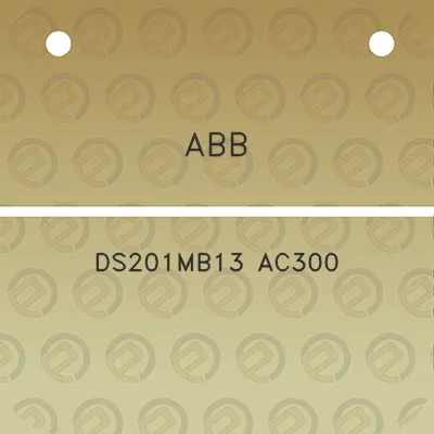 abb-ds201mb13-ac300