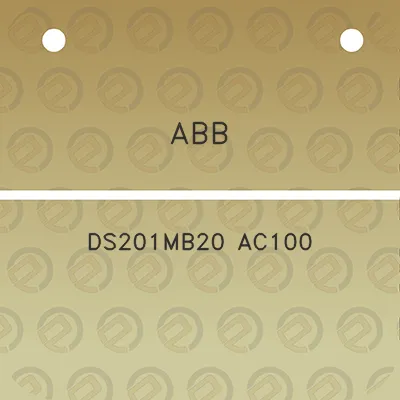 abb-ds201mb20-ac100