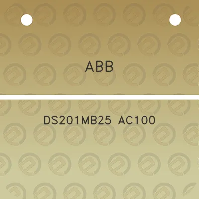 abb-ds201mb25-ac100