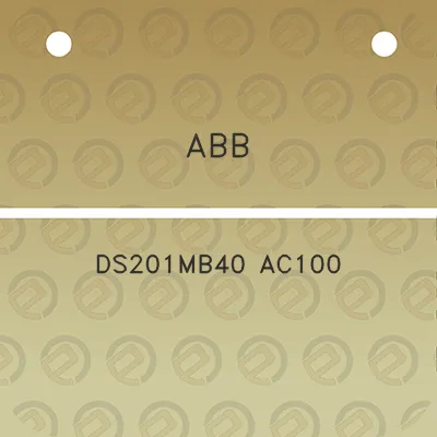 abb-ds201mb40-ac100