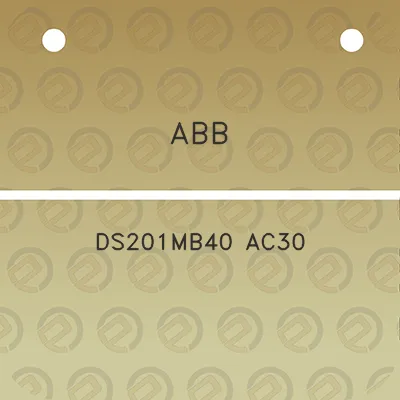 abb-ds201mb40-ac30