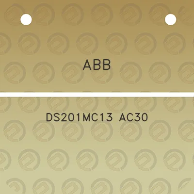 abb-ds201mc13-ac30