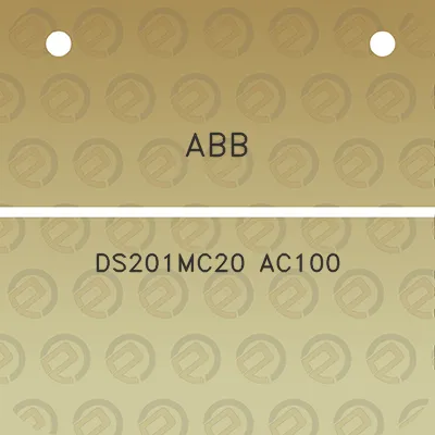 abb-ds201mc20-ac100