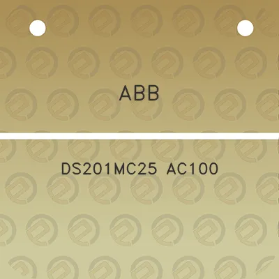 abb-ds201mc25-ac100