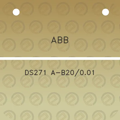 abb-ds271-a-b20001