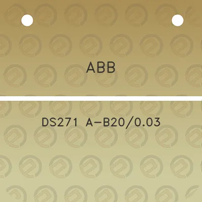 abb-ds271-a-b20003