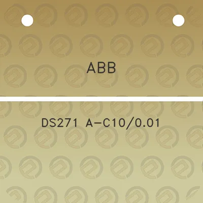 abb-ds271-a-c10001