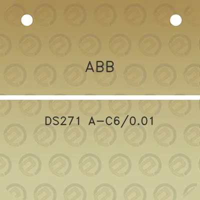 abb-ds271-a-c6001