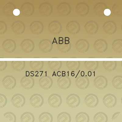 abb-ds271-acb16001