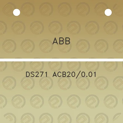 abb-ds271-acb20001