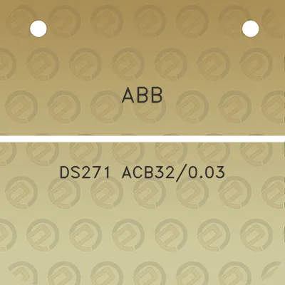 abb-ds271-acb32003