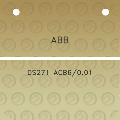 abb-ds271-acb6001