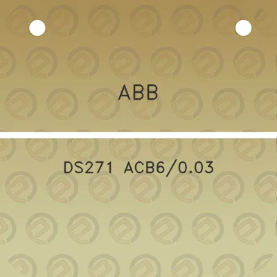 abb-ds271-acb6003