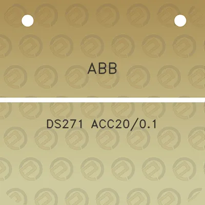 abb-ds271-acc2001