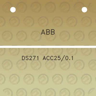 abb-ds271-acc2501