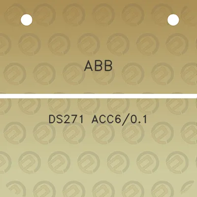 abb-ds271-acc601