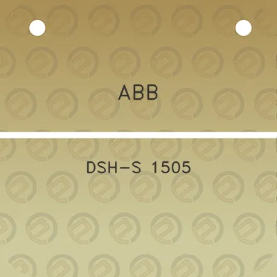 abb-dsh-s-1505