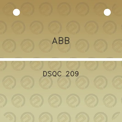 abb-dsqc-209