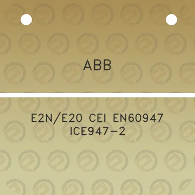 abb-e2ne20-cei-en60947-ice947-2