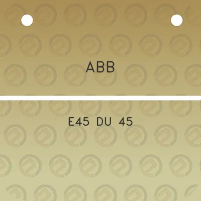 abb-e45-du-45