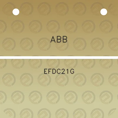 abb-efdc21g