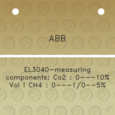 abb-el3040-measuring-components-co2-0-10-vol-i-ch4-0-10-5