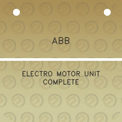 abb-electro-motor-unit-complete