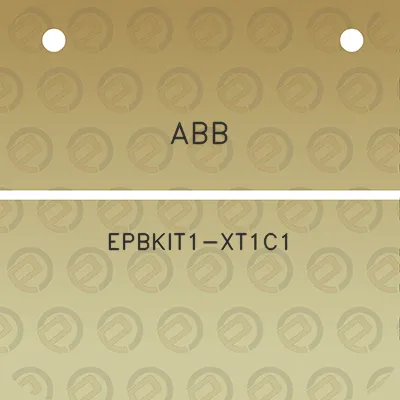 abb-epbkit1-xt1c1