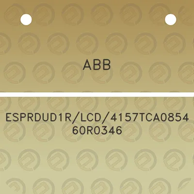 abb-esprdud1rlcd4157tca085460r0346