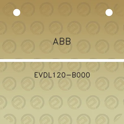 abb-evdl120-b000