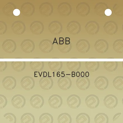 abb-evdl165-b000