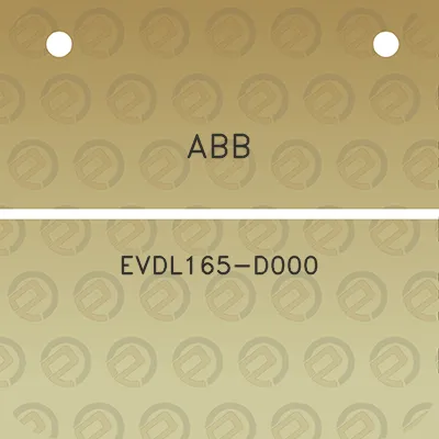 abb-evdl165-d000