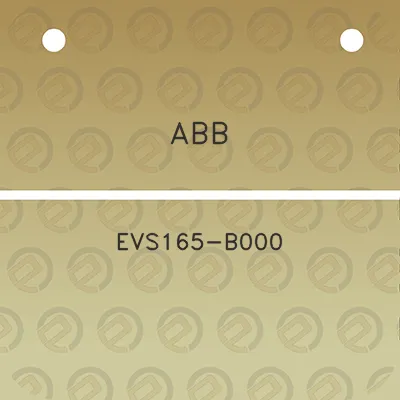 abb-evs165-b000