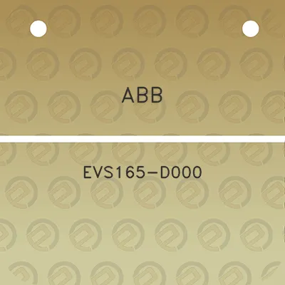 abb-evs165-d000