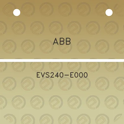 abb-evs240-e000