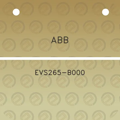 abb-evs265-b000