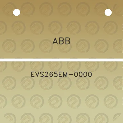 abb-evs265em-0000