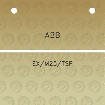 abb-exm25tsp