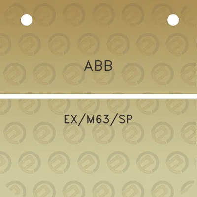 abb-exm63sp